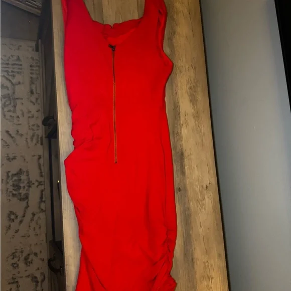 Alice + Olivia Vibrant Red Mini Dress - Picture 12 of 12